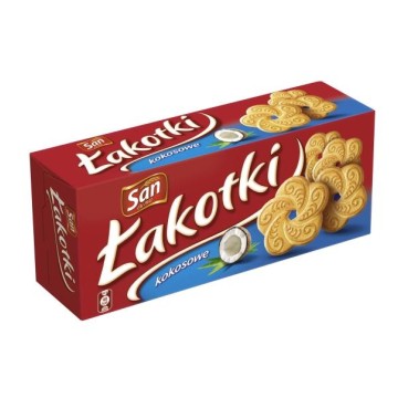 Ciastka ŁAKOTKI 168g kokosowe