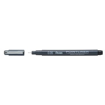 Cienkopis kreślarski PENTEL POINTLINER 0,05 czarny