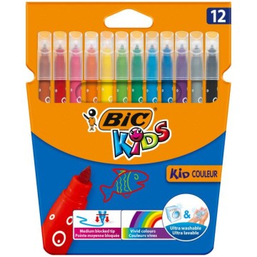 Flamastry BIC KID COULEUR [12]