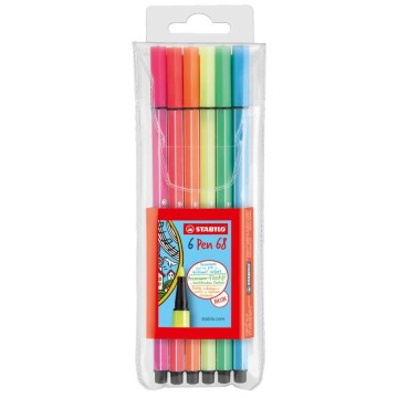 Flamastry STABILO PEN 68 NEON [6]