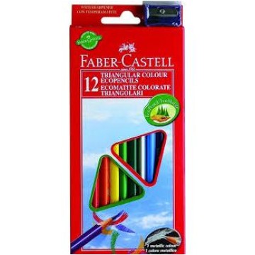 Kredki ołówkowe FABER CASTELL trójkątne [12]