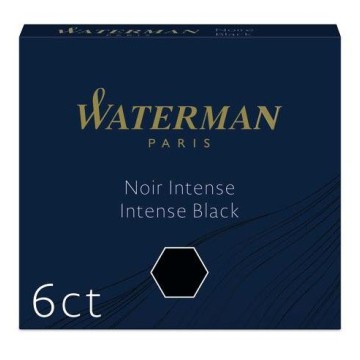 Naboje WATERMAN MINI [6] czarne