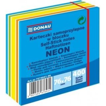 Notes samop. DONAU 76/76 NEON-PASTEL 400k nieb