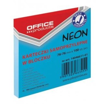 Notes samop. OFFICE PROD. 76/76 100k. NEON nieb.