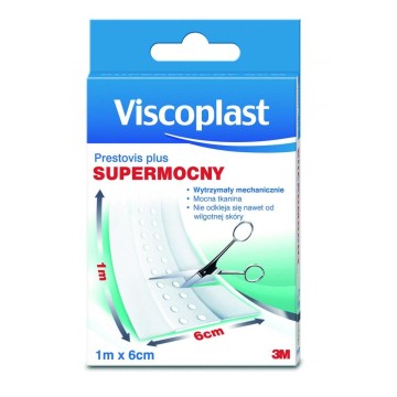 Plaster 3M VISCOPLAST 6cmx1m supermocny